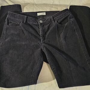 LOFT Women's Black Corduroy Pants 29/8